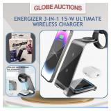 ENERGIZER 3in1 15-W ULTIMATE WIRELESS CHARGER