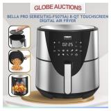 NEW BELLA PRO 8QT TOUCH DIGITAL AIR FRYER(MSP:$128