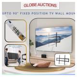 UPTO 90" FIXED POSITION TV WALL MOUNT