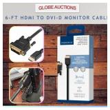 6-FT HDMI TO DVI-D MONITOR CABLE