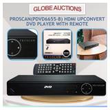 PROSCAN HDMI UPCONVERT DVD PLAYER W/ REMOTE