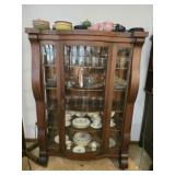 Beautiful Antique Mission Tiger Oak Cabinet