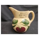 Small pottery pitcher