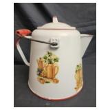 Vintage metal tea kettle