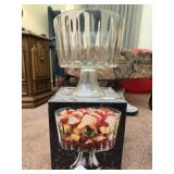 Sierra glass fruit bowl with box