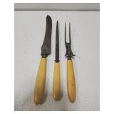 3 pieces of vintage cutlery