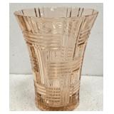 Pink Depression Glass Vase