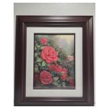 Signed Thomas Kinkade "Perfect Red Rose" 2748/2850