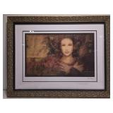 Framed seriolithograph in color by Csaba Markus