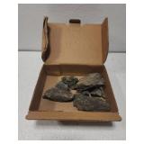 Box lot of devonian period rocks