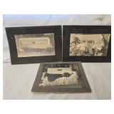 Lot of 3 antique photographs