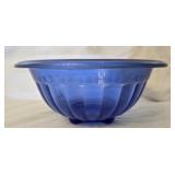 Cobalt blue glass small bowl