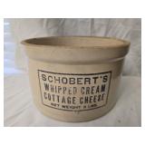 Schoberts whipped cream pottery bowl