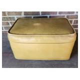 Vintage Yellow Footstool