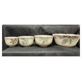 4pcs Better Homes Herritage Collection Bowls