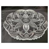 Large Heavy Crystal serving plate