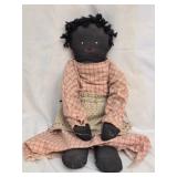 Vintage African American Plush Doll