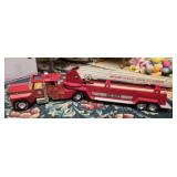 Vintage metal Nylint large fire truck