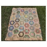 Vintage Handmade Quilt Blanket