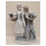 Lladro Porcelain Male & Female Figurine No Box