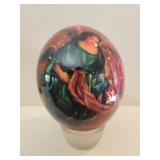 Painted Angel Ostrich Egg