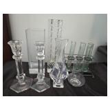 Estate lot of glass vases