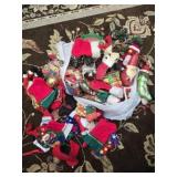 Estate lot of christmas ornaments and more