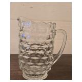 American Fostoria Glass Pitcher