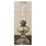 Vintage Glass Kerosene Lantern