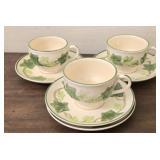 7 pcs of Franciscan Earthrnware Cups & Saucers