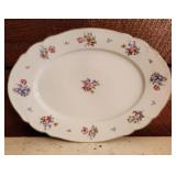 US Zone Bavaria Germany Serving Platter Rose