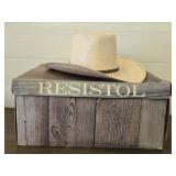 Vintage Resistol Bailey U Rollit Cowboy Hat w Box