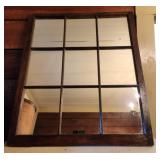 Large Window Frame Mirror