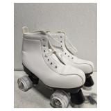 Pair of white roller skates