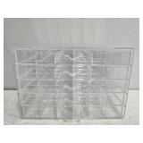 Plastic 5 drawer plastic jewelry box