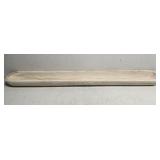 Large Oblong White rustic wood style dough bowl