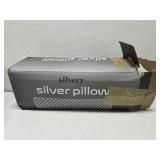 Silvery Silver Pillow in Box