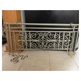 Pair of metal hanging pot rack