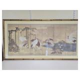 Asian style framed print