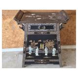 Asian Style Hand Painted Decorative Table