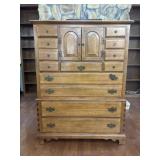 Moravian Maple solid maple 9 drawer dresser