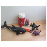 Toy Lot Box Lot Vintage Ghostbuster Thermos