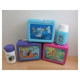 3 Vintage Lunchboxes Star Fairies Etc