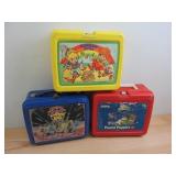 3 Vintage Lunchboxes Galaxy Rangers Etc