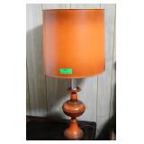 Vintage orange table lamp