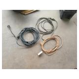 Three extension cords 25 to 50 ft