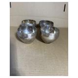 Vintage set 1 of 2 of Silver-plated Cups by