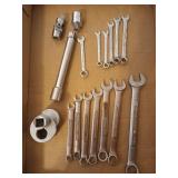 Asst Craftsman wrenches, extension, adapters,