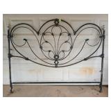 Wrought iron headboard 76.5 x 60.5