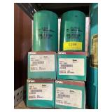 Oil, filter cartridges and Onan cushions